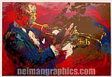 the jazz player by Leroy Neiman